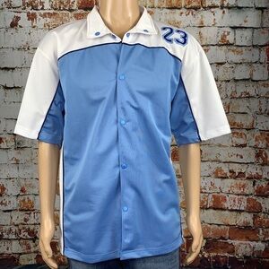 VTG 80s Michael Jordan Tarheels Warm Up Shooting Jersey Lee Sport Size Medium